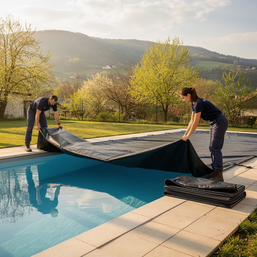 Pregătirea piscinei la deschiderea sezonului estival